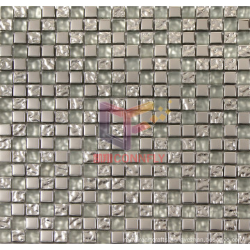 Titanium Crystal Glass Mosaic Tile (CFTC311)